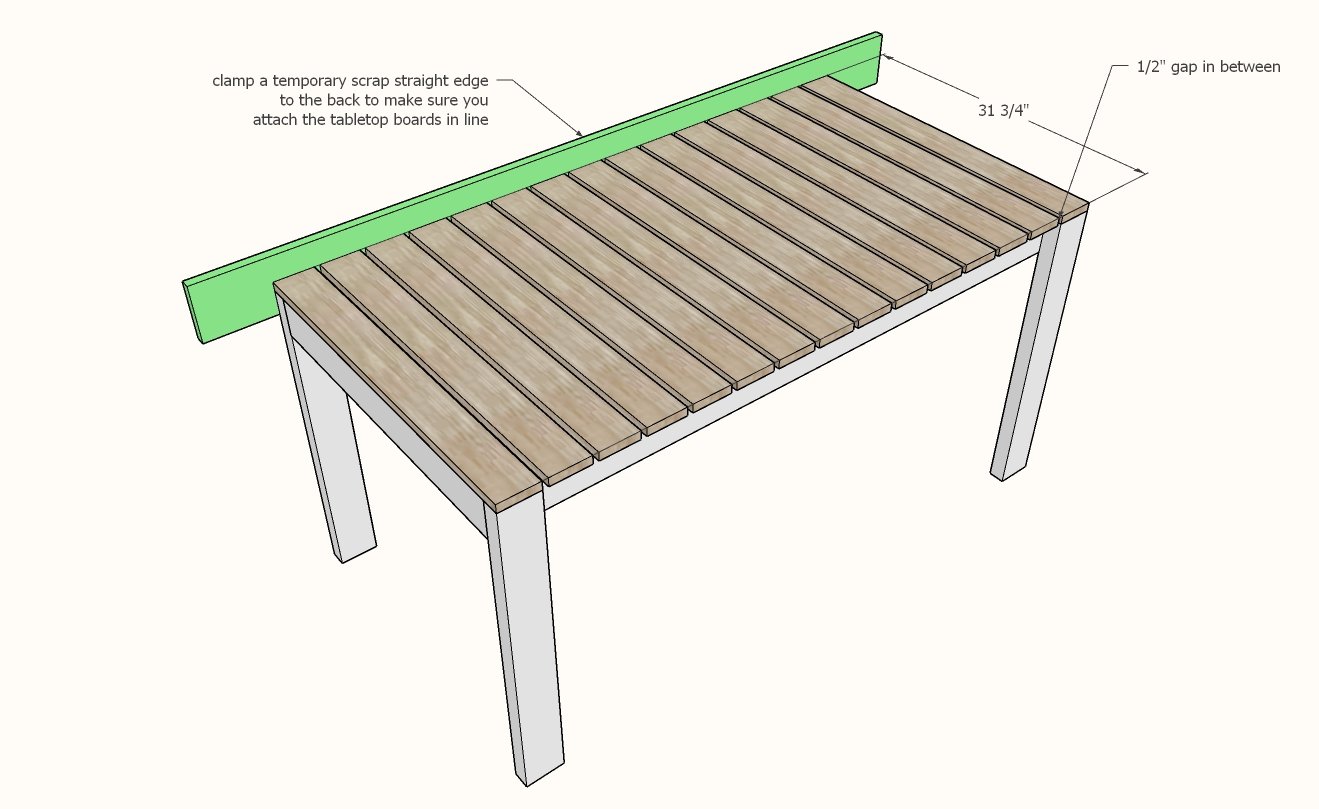 Printable Plans For Small Outdoor Table